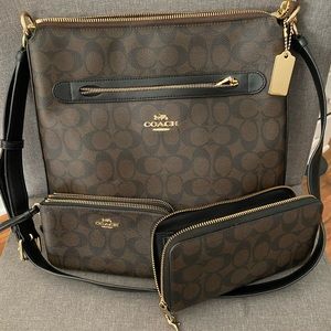 Coach Crossbody and two wallets